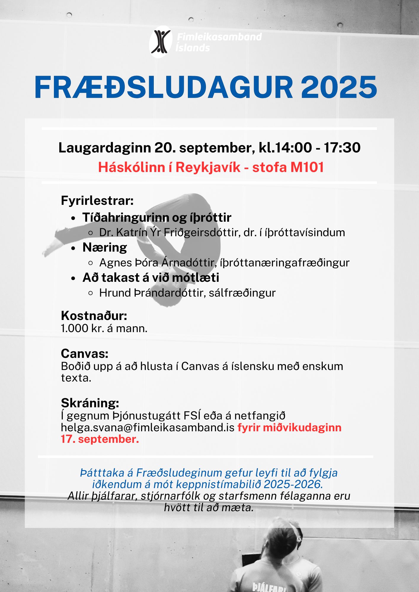 Fræðsludagur FSÍ 2025